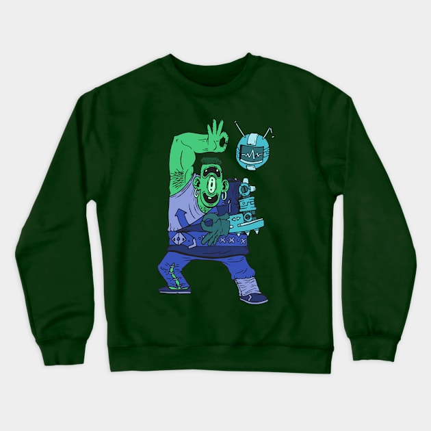 Robo Kobo Crewneck Sweatshirt by jonathanmor